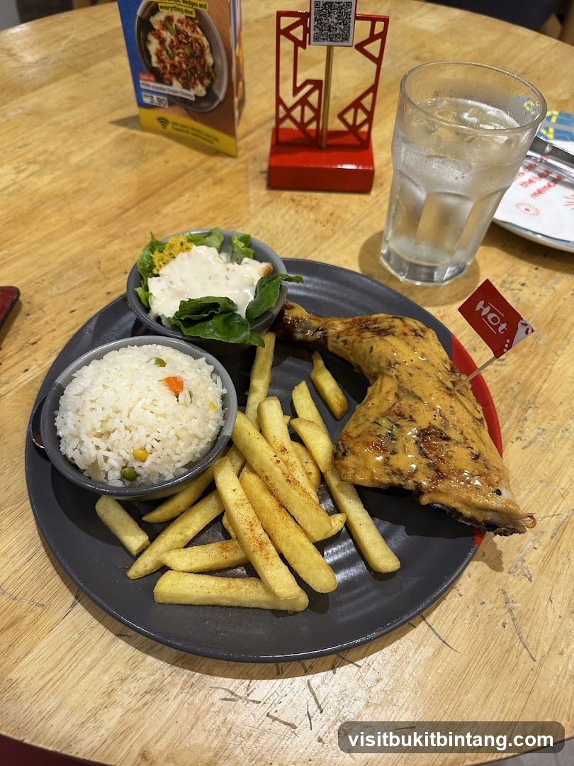 Meal with Chicken and Fries