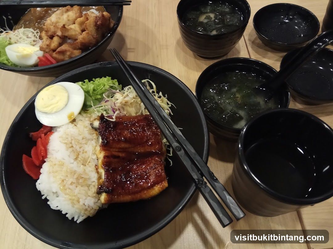Eggs and Rice Bowl with Eel