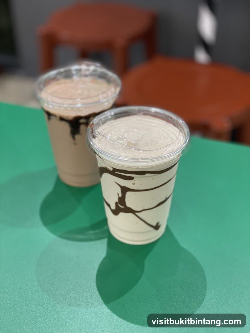 Two Iced Drinks