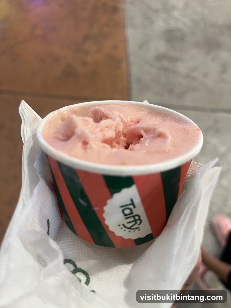 Pink Sorbet in a Cup