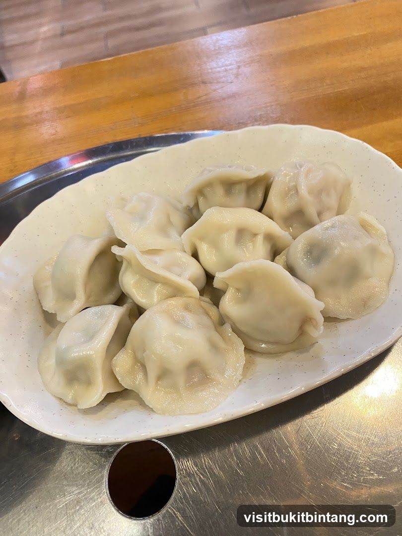Dumplings on a Plate