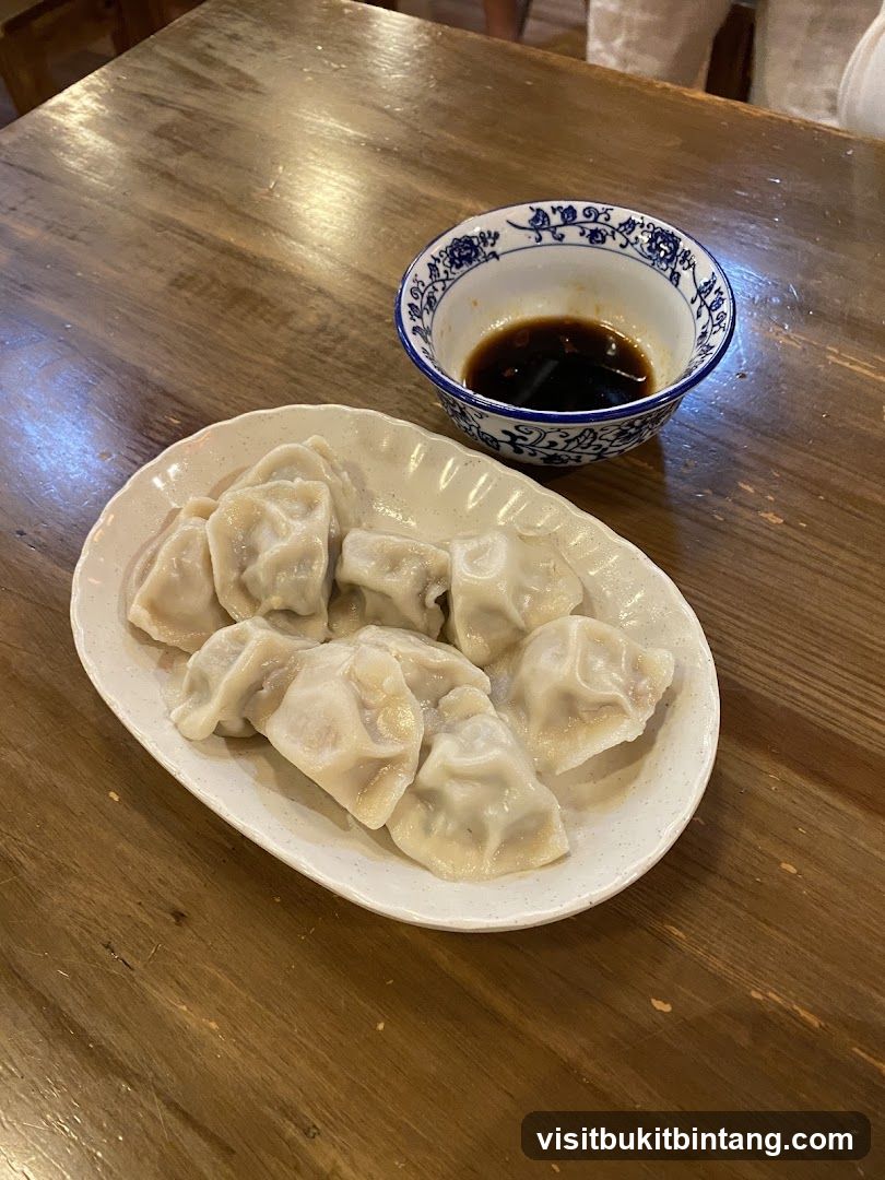 Dumplings with Soy Sauce
