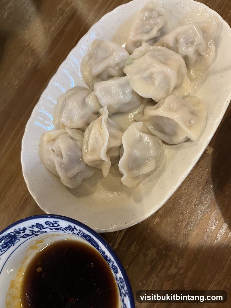 Dumplings with Sauce