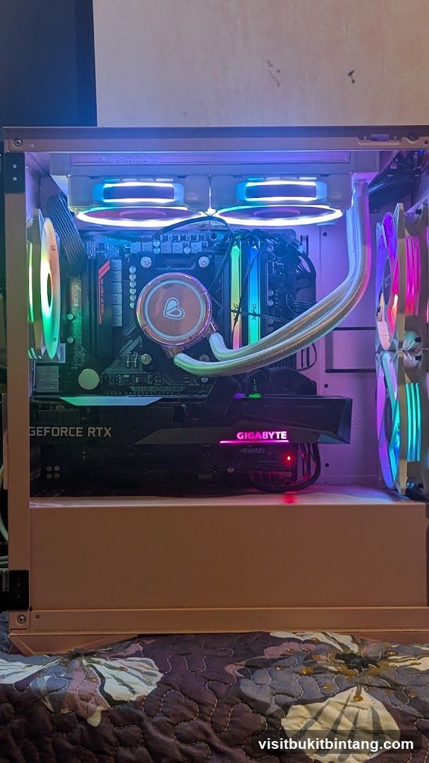 RGB PC Build Interior