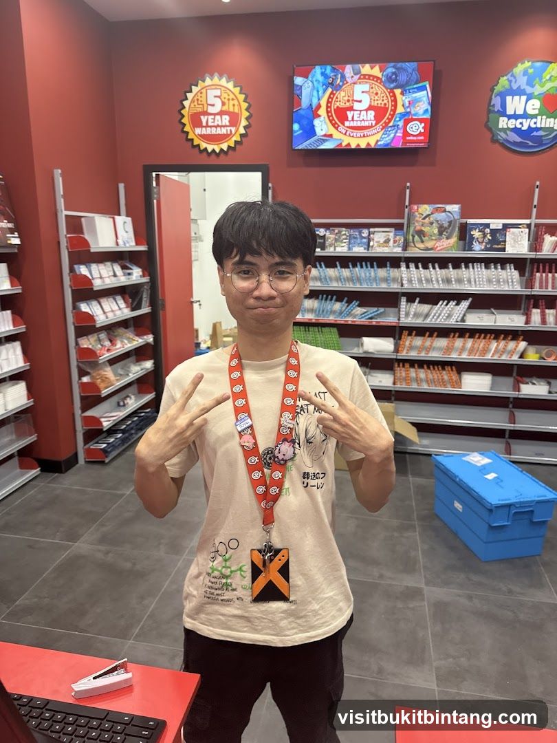 Store Interior with Staff Member