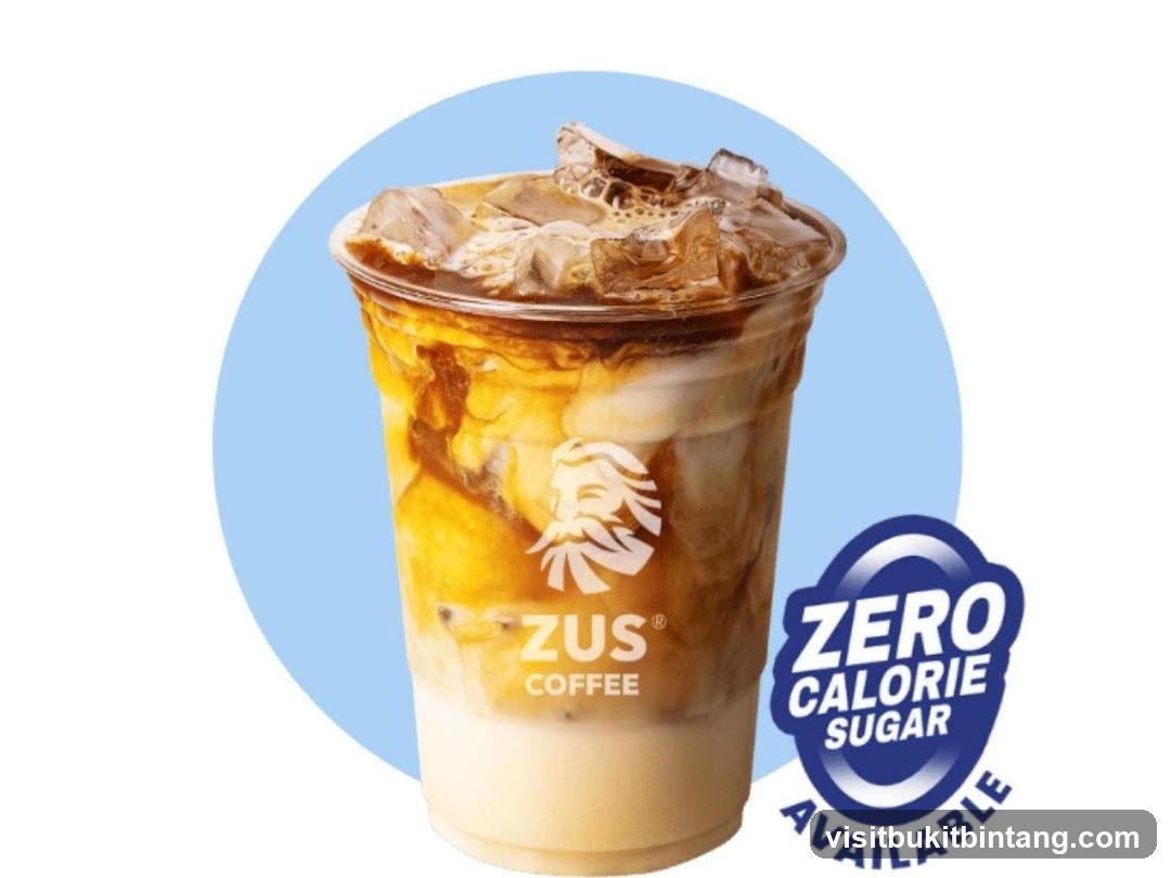 Iced Coffee with Zero Calorie Sugar