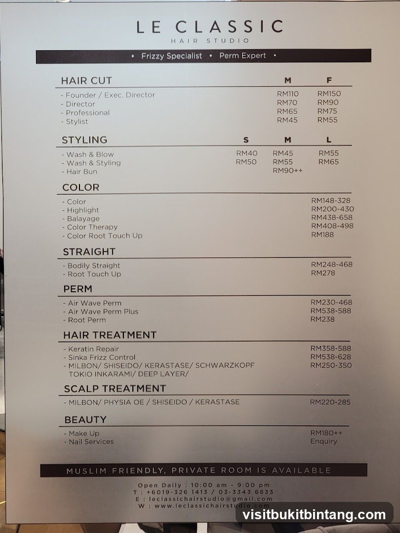 LE CLASSIC HAIR STUDIO