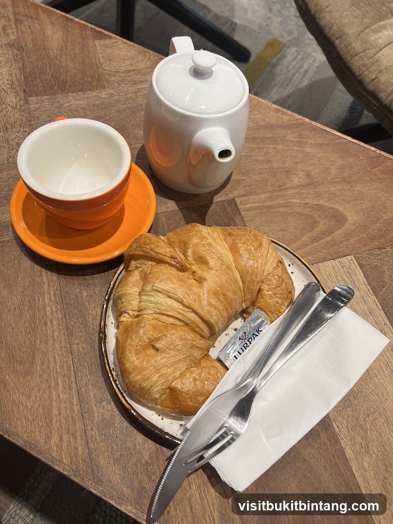Croissant and Tea