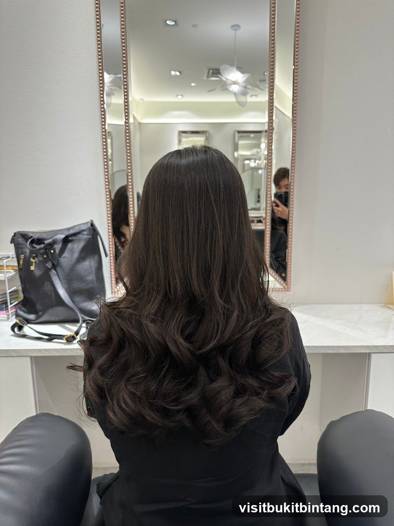 Woman's Hair in Salon