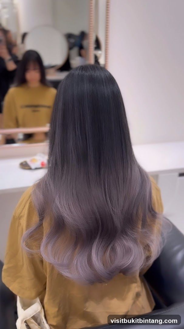 Woman with Ombre Hair