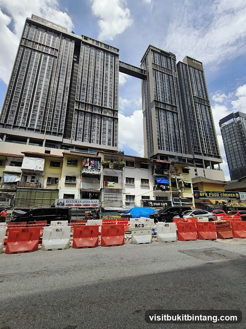 Urban Construction Scene with High-Rise Buildings