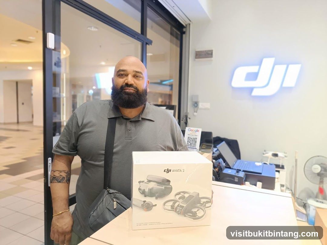 DJI Store Interior with Product Display