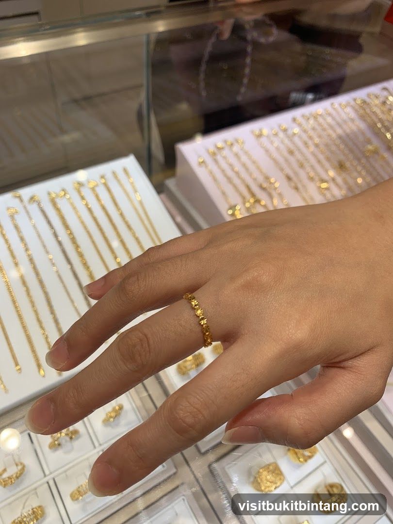 Gold Jewelry Display