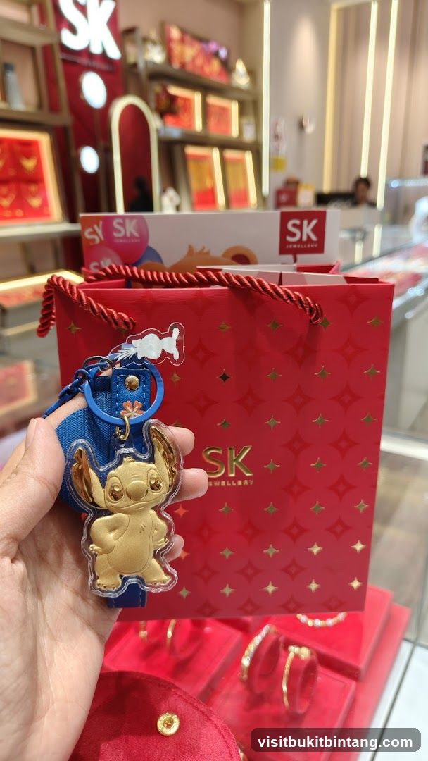 SK Jewellery Stitch Keychain