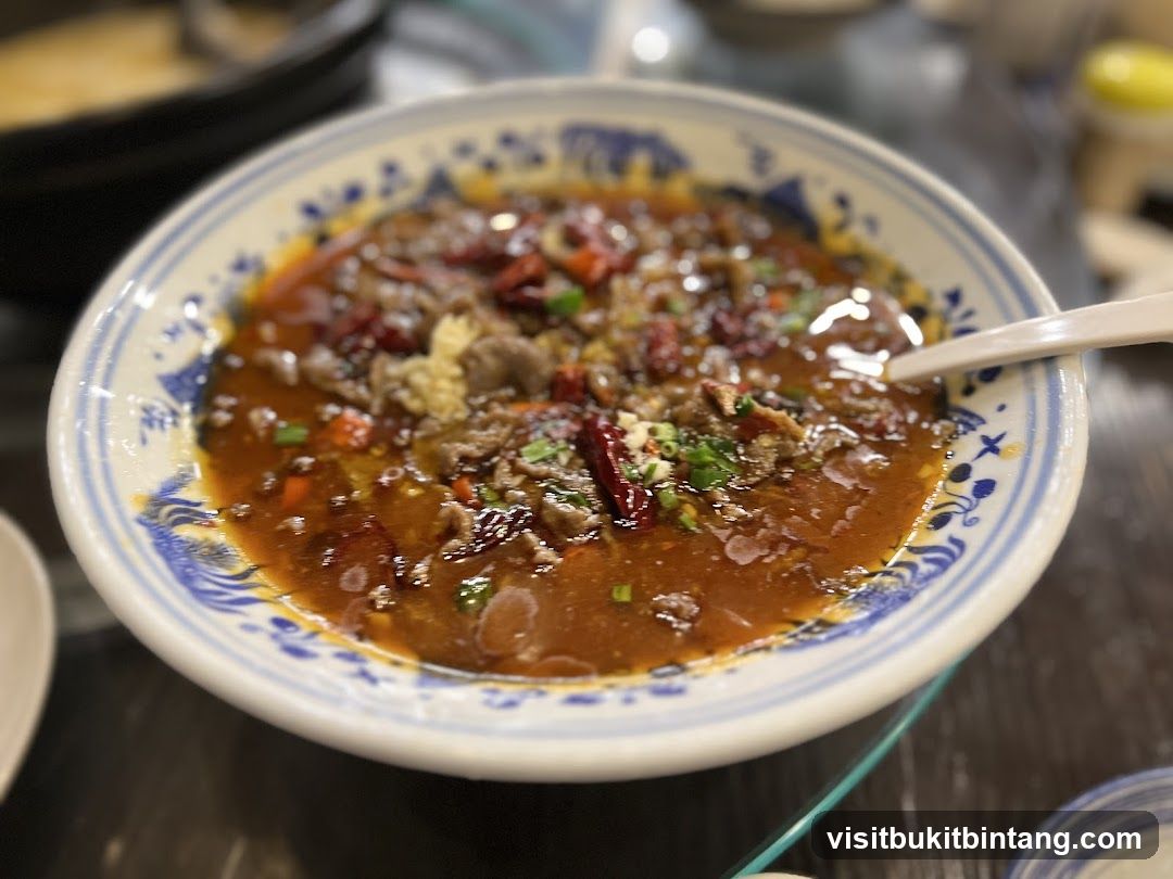 Spicy Meat Soup Bowl