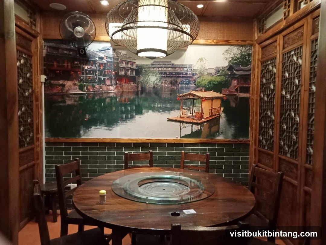 Traditional Chinese Restaurant Interior