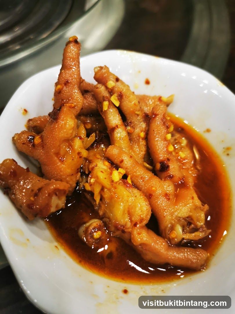 Spicy Chicken Feet Dish