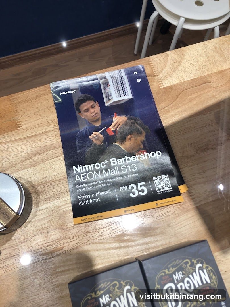Nimroc Barbershop Advertisement