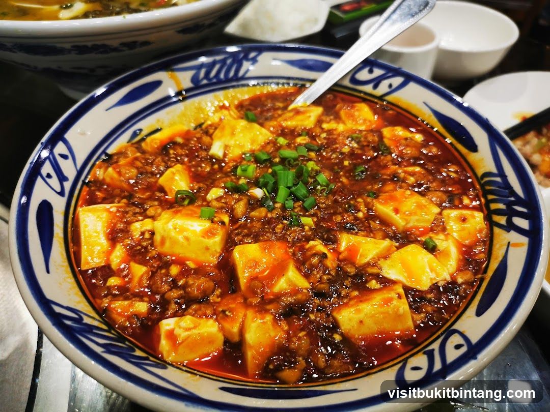 Mapo Tofu Dish