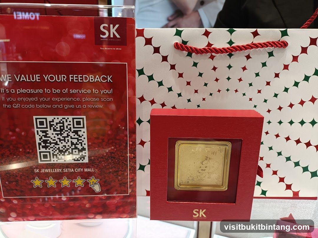 SK Jewellery Feedback Display