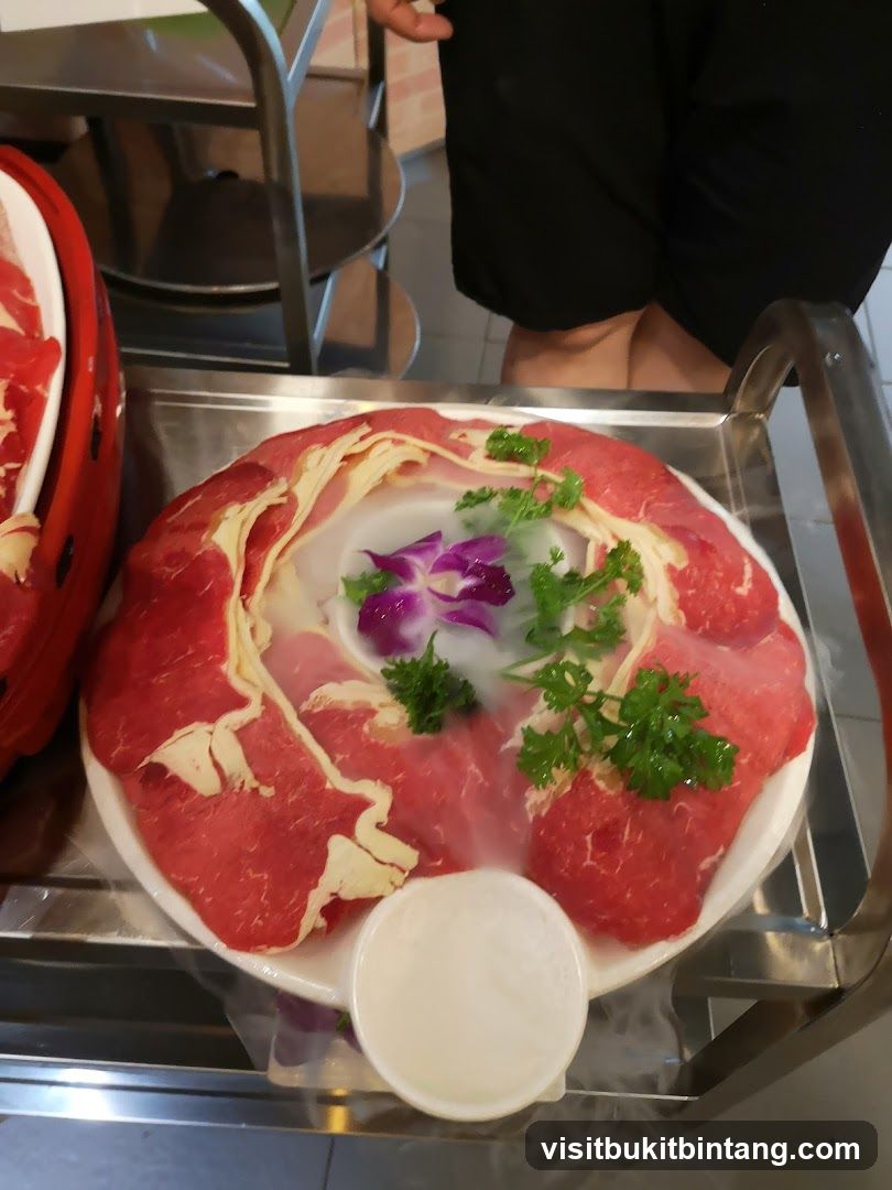 Sizzling Meat Platter with Dry Ice