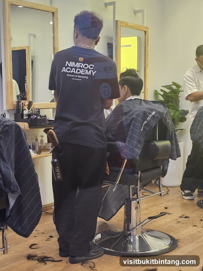 Barbershop interior
