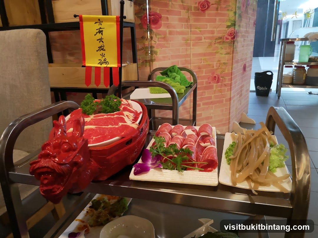 Hot Pot Ingredients Display