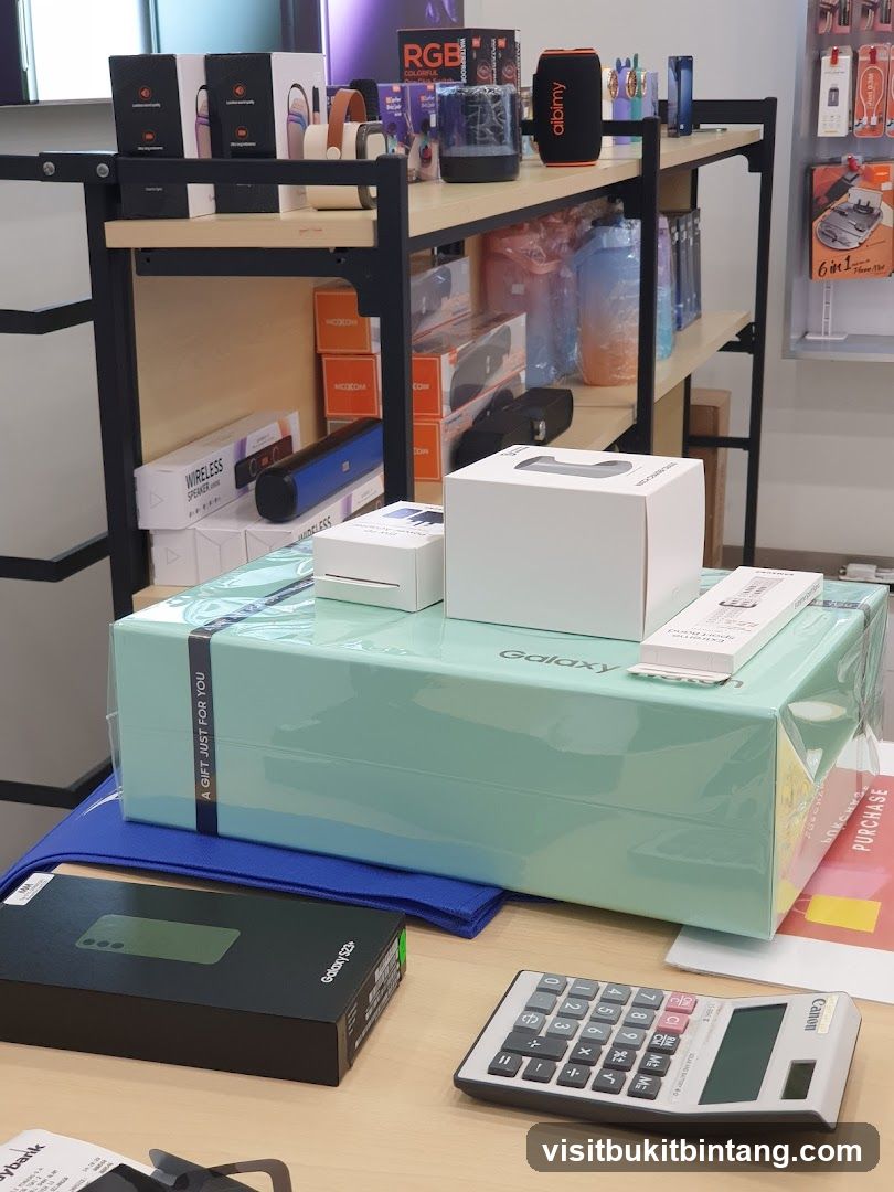 Electronics and Accessories Display