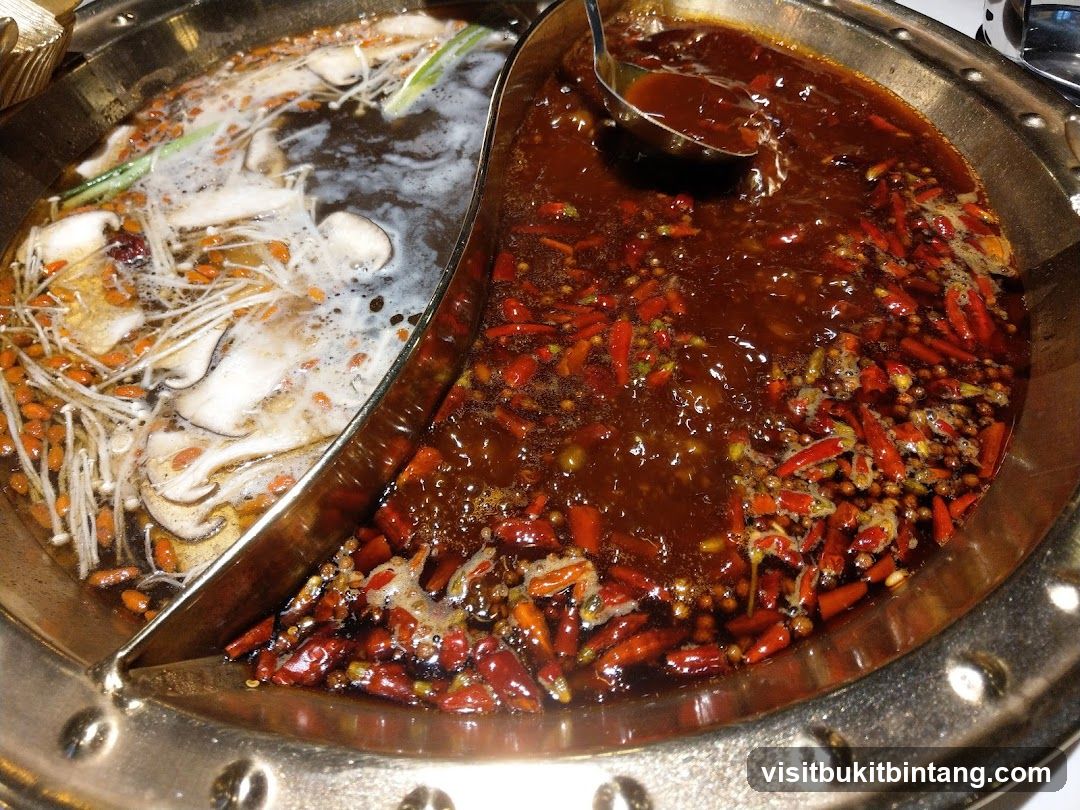 Spicy and Clear Broth Hot Pot