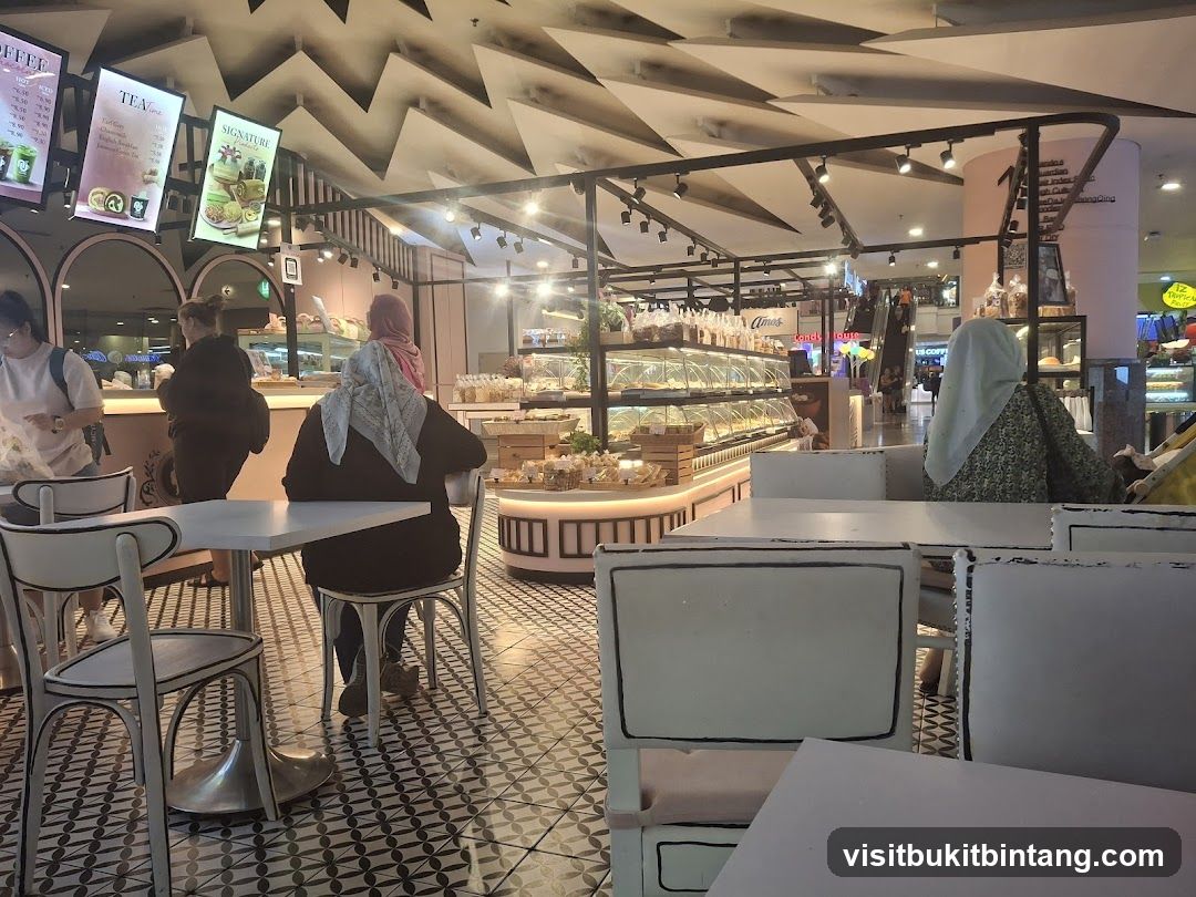 Bakery Interior with Patrons