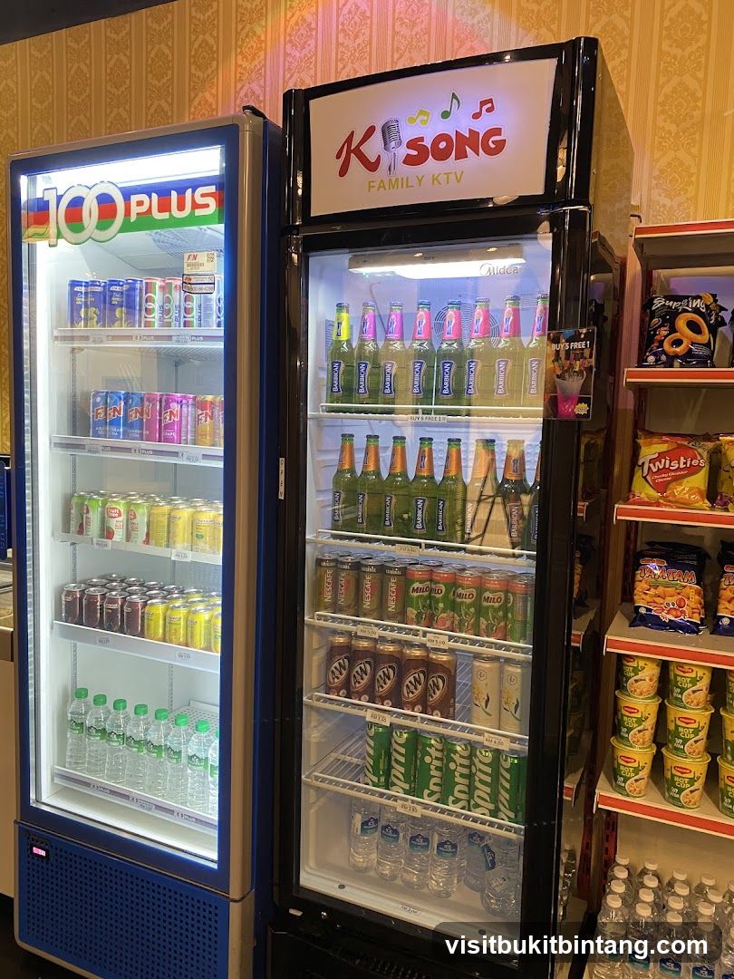 Beverage Refrigerators and Snack Shelves