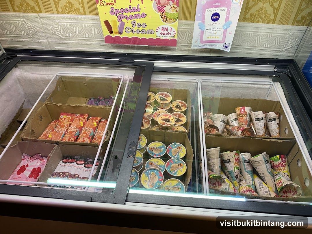 Ice Cream Freezer Display