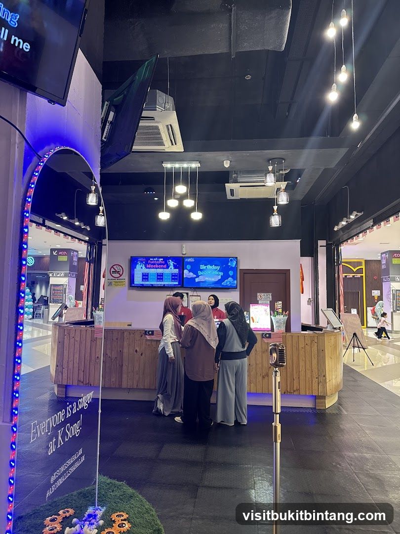 Karaoke counter