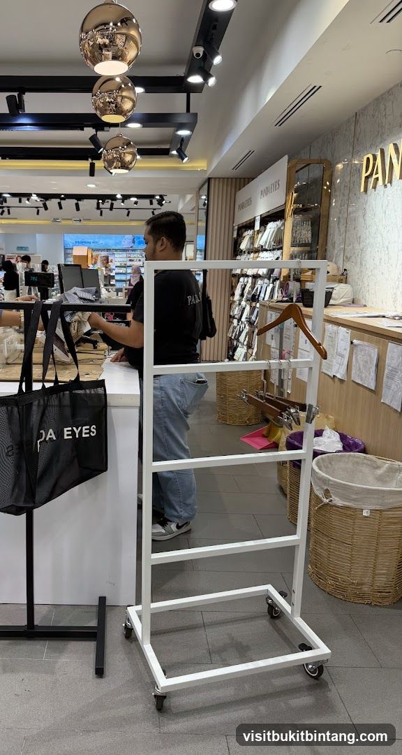 Interior of a retail store with merchandise display