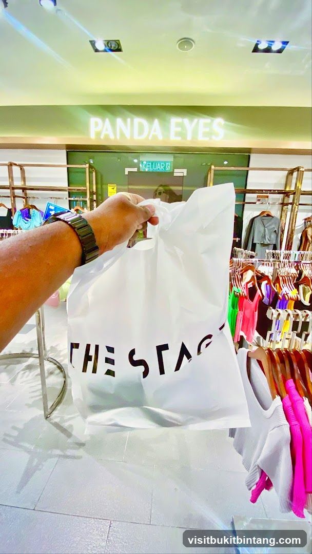 Shopping Bag in Store Interior