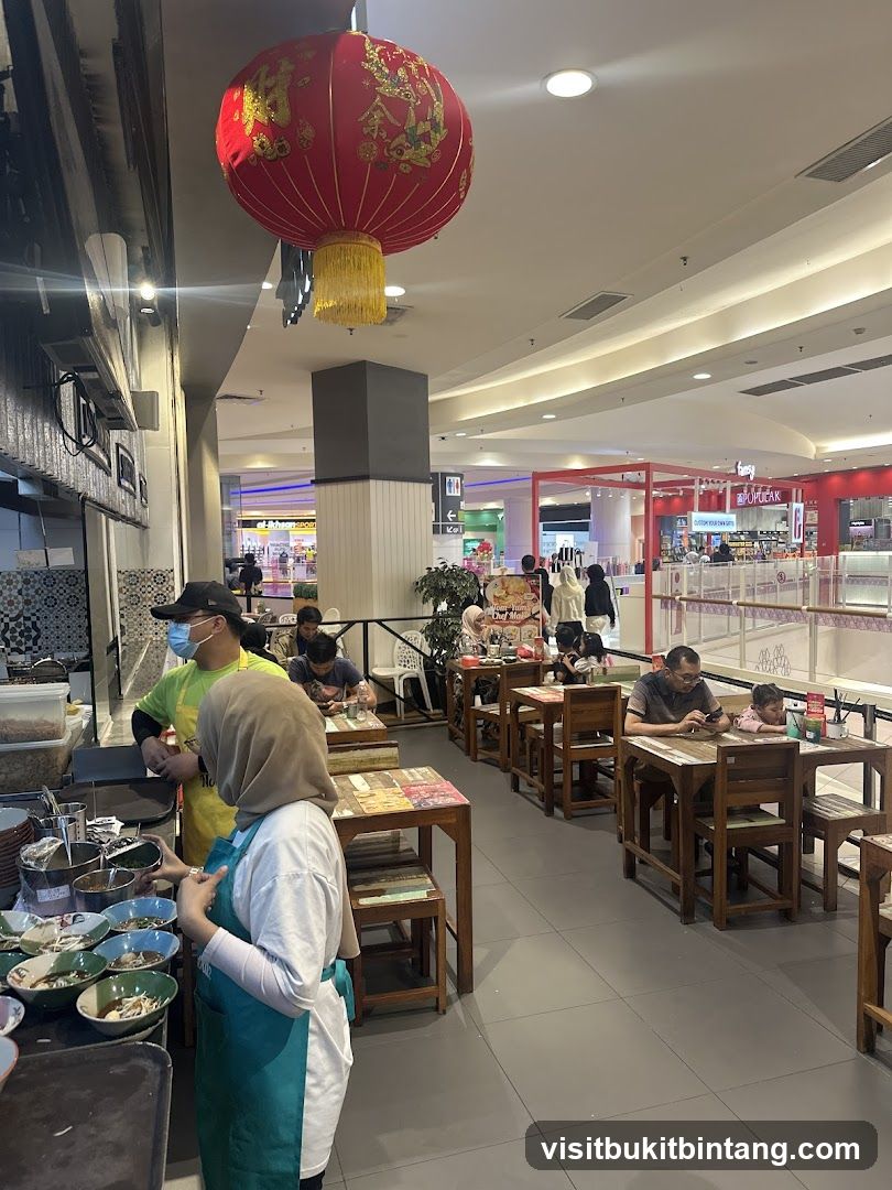 Restaurant Interior with Diners