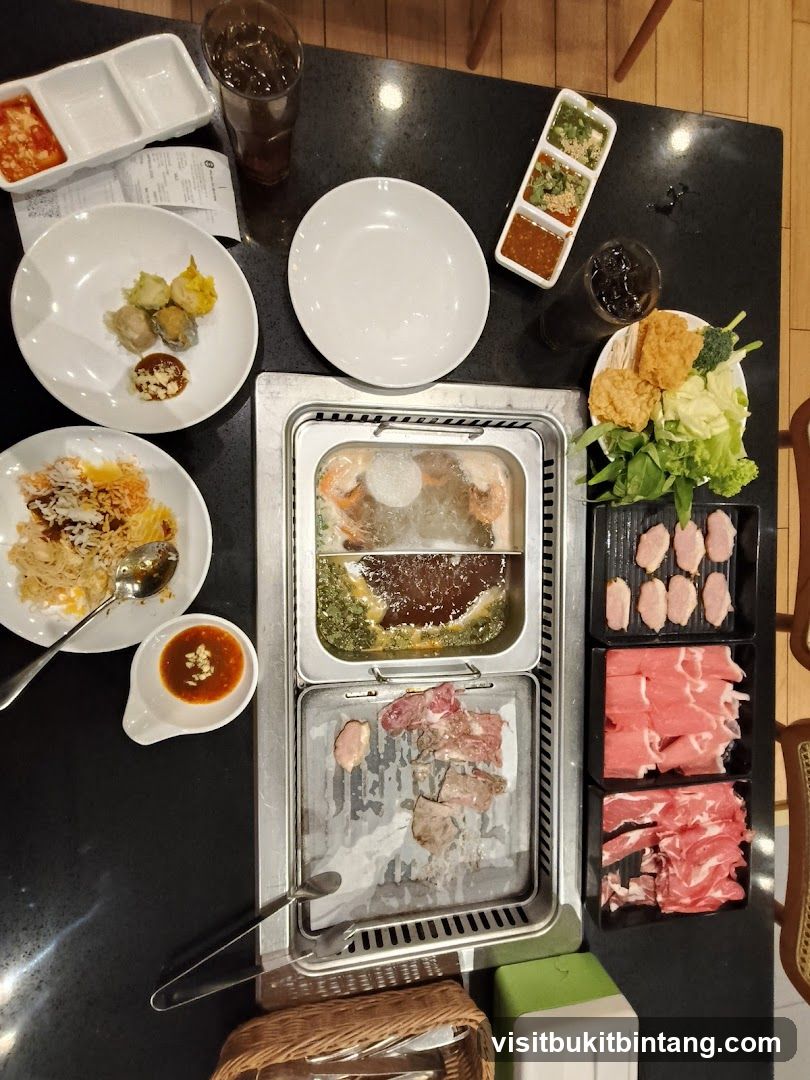 Hot Pot and Grill Meal