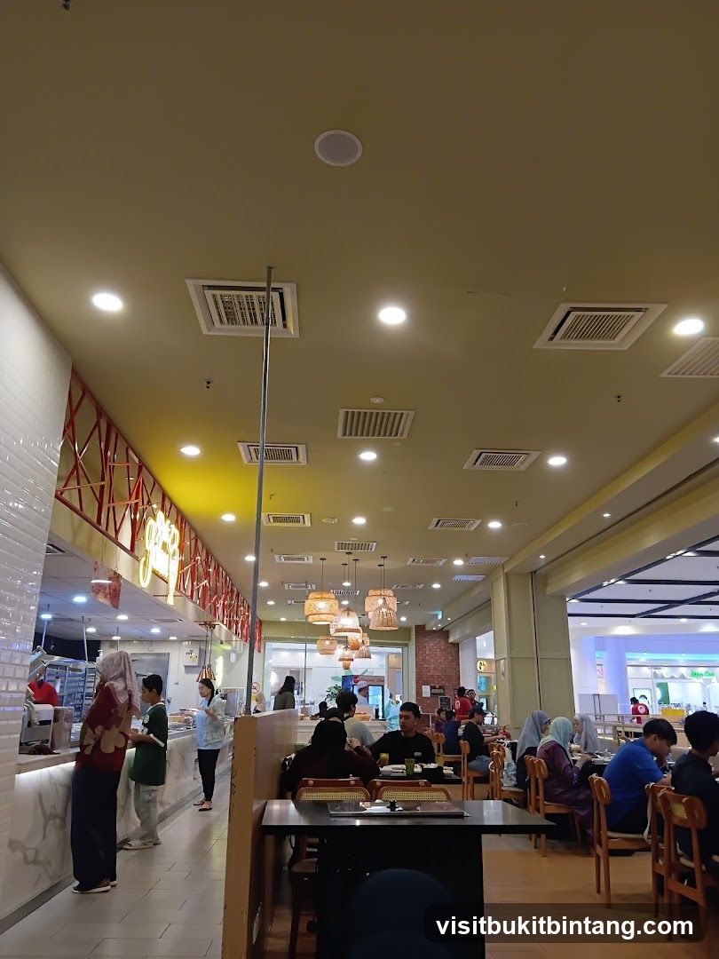 Restaurant Interior with Diners