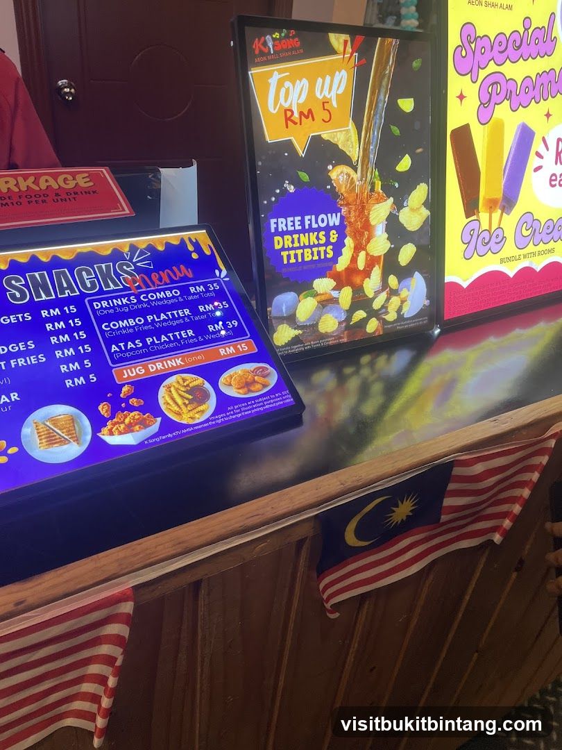 Snacks Menu