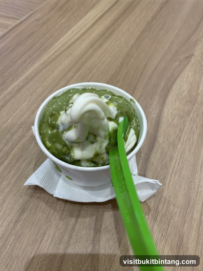 Matcha Soft Serve Ice Cream