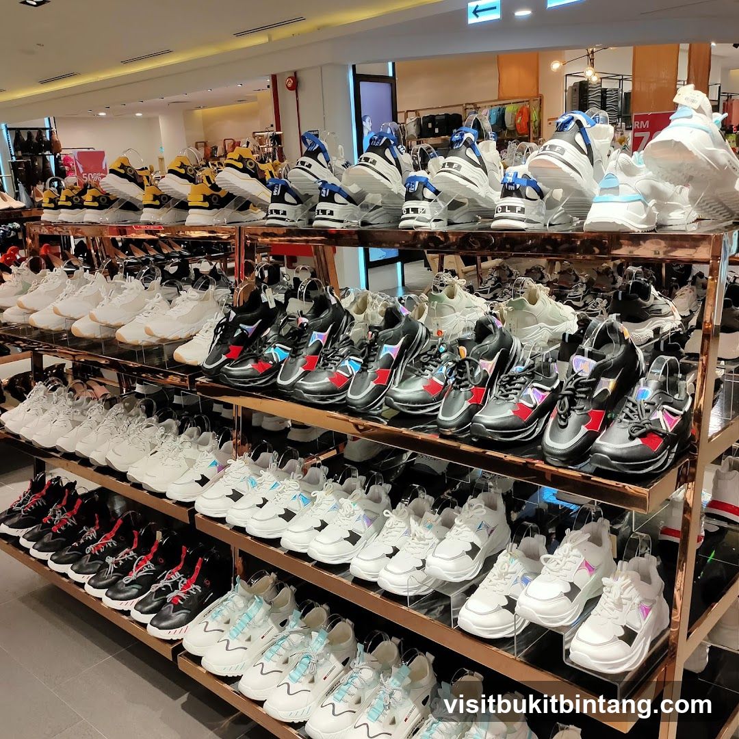 Shoe Display in Store