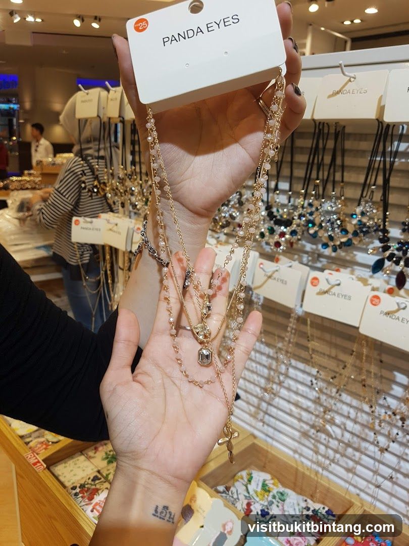 Jewelry Display in Store