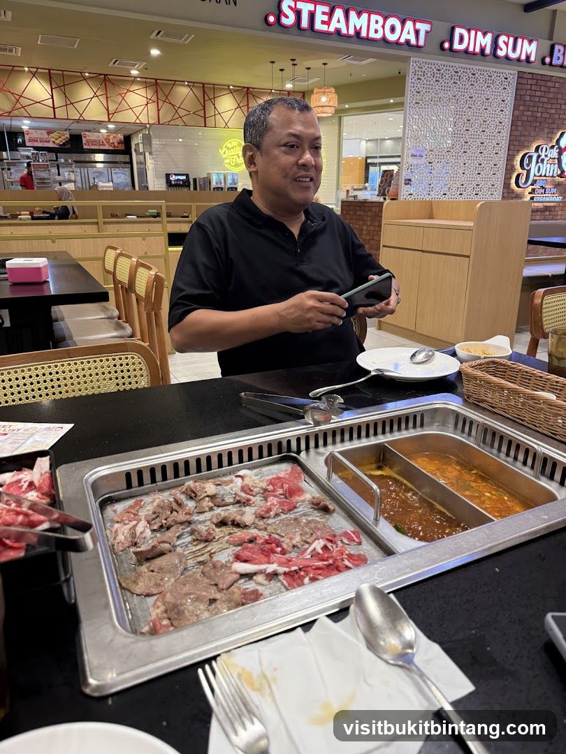 Man at Steamboat Restaurant