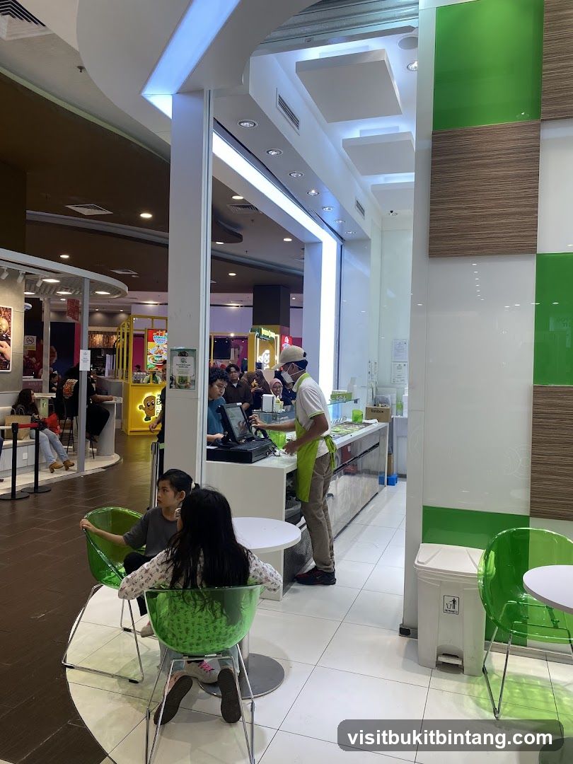 Food stall in a mall