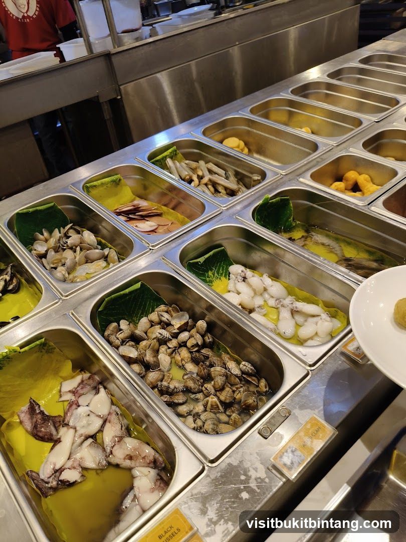 Seafood Buffet Display