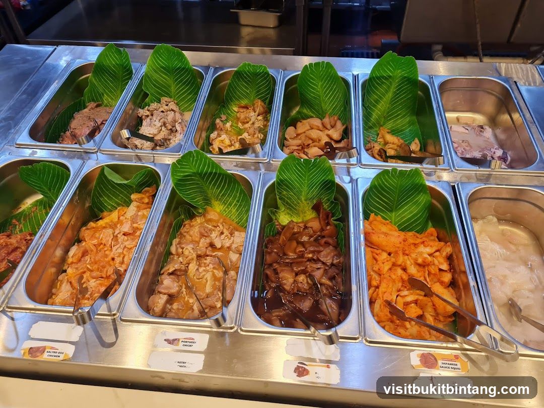 Buffet Food Display