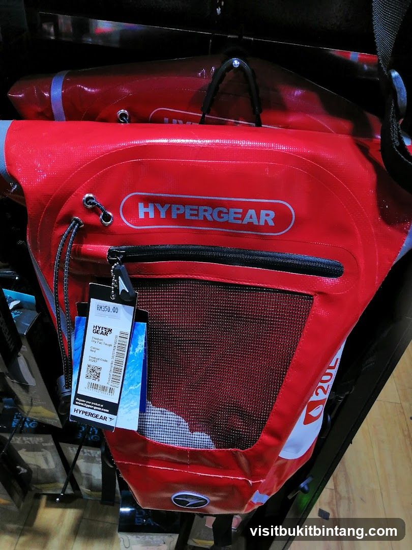 Red Hypergear Waterproof Bag