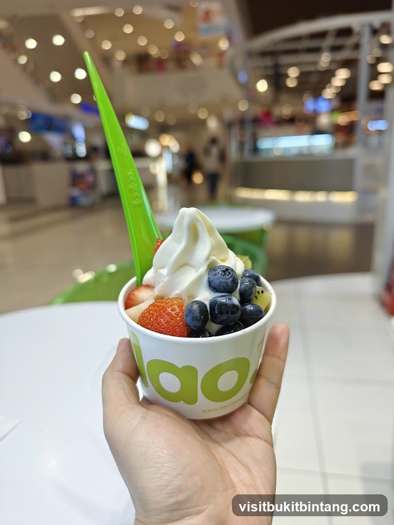 Frozen Yogurt with Fruit