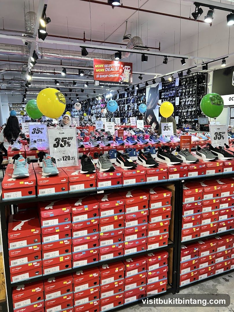 Shoe Store Interior Display