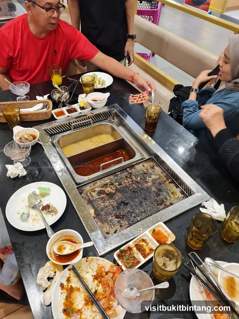 Diners at a Hot Pot Restaurant